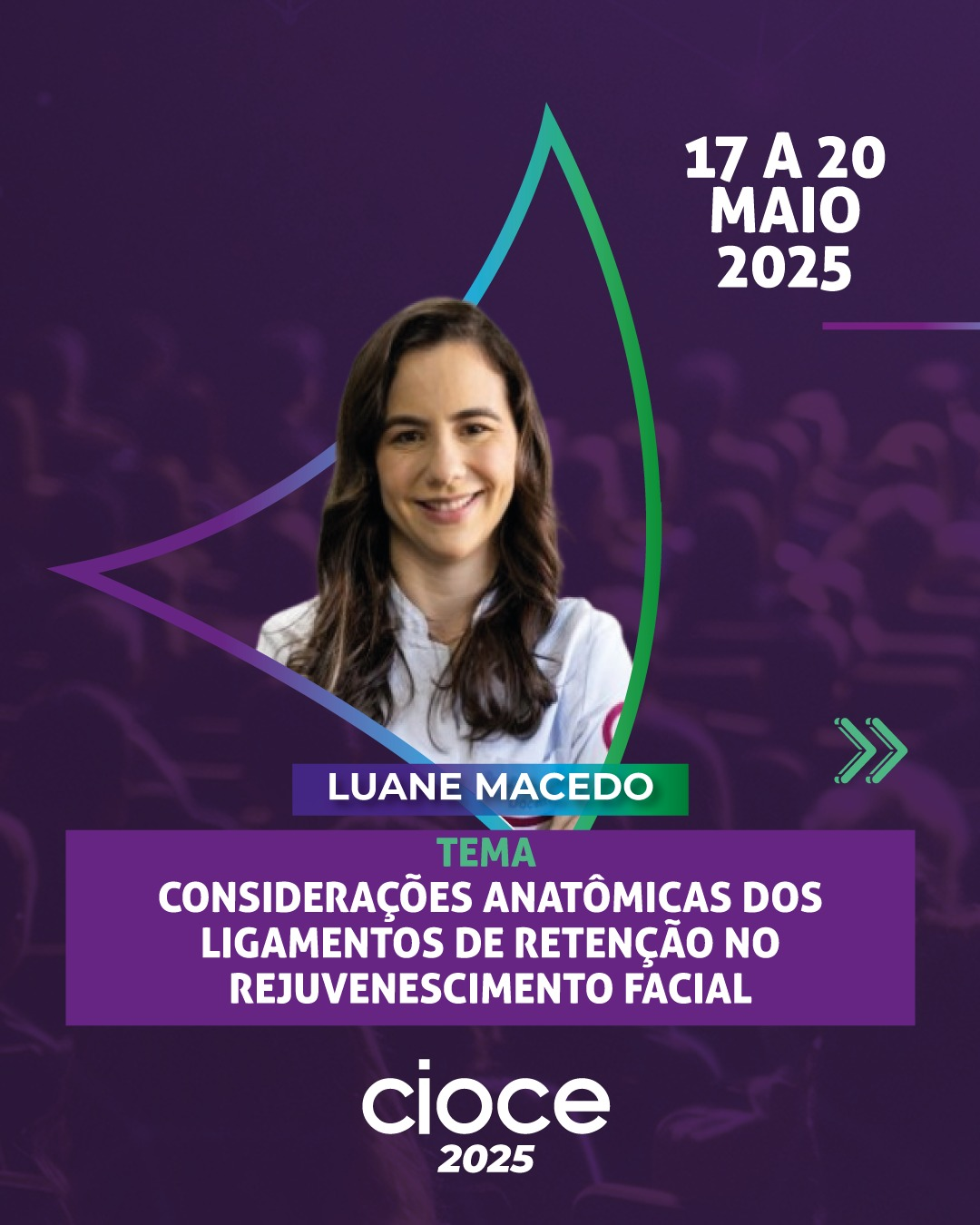 Luane Macedo traz a palestra “Considerações Anatômicas dos Ligamentos de Retenção no Rejuvenescimento Facial”